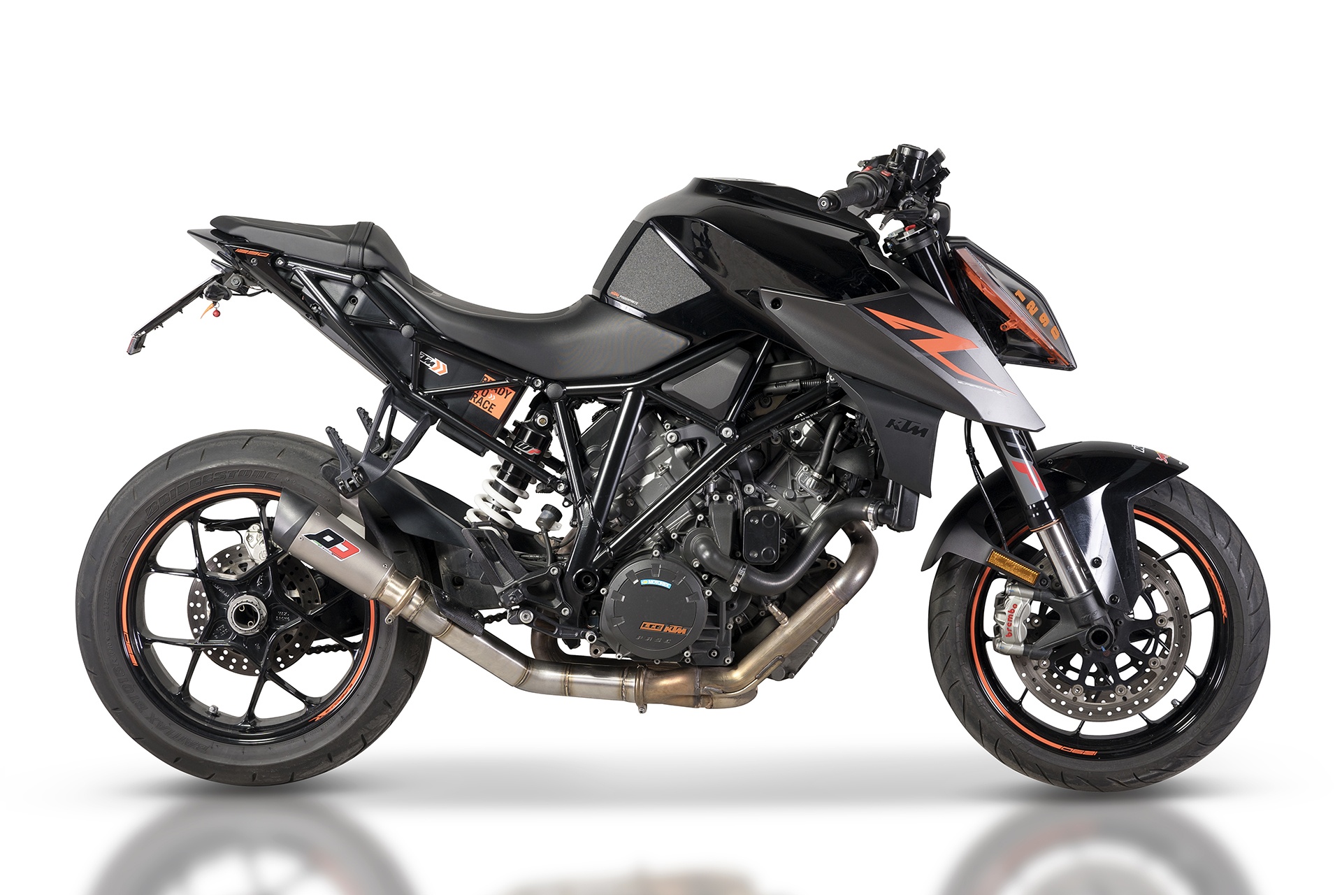 QD Exhaust GUNSHOT60 Slip-on exhaust for KTM 1290 Super Duke R / GT QD Exhaust GUNSHOT60 Slip-on exhaust for KTM 1290 Super Duke R / GT